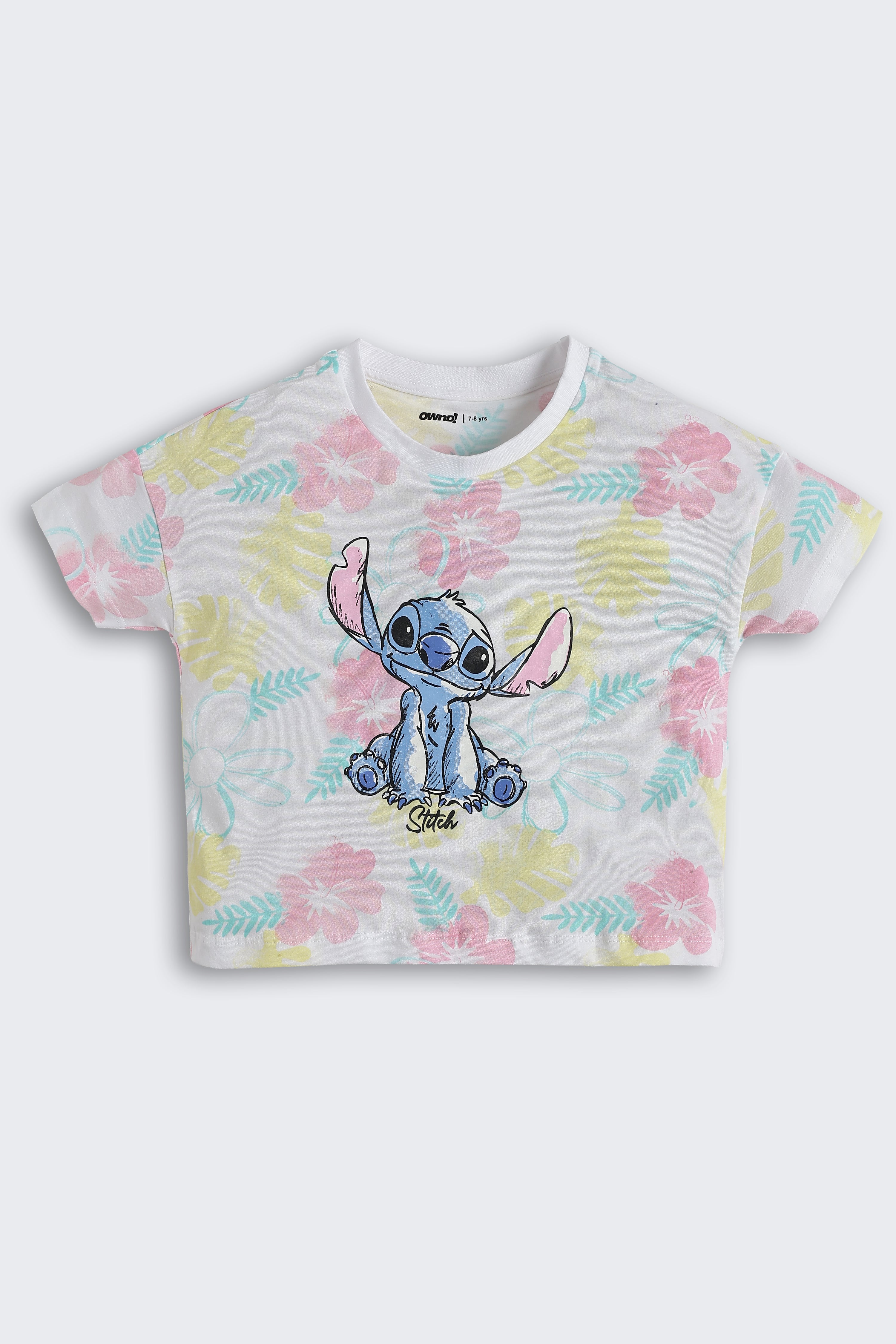 Multi Coloured Disney Regular Fit T-Shirt for Girls - Image 2