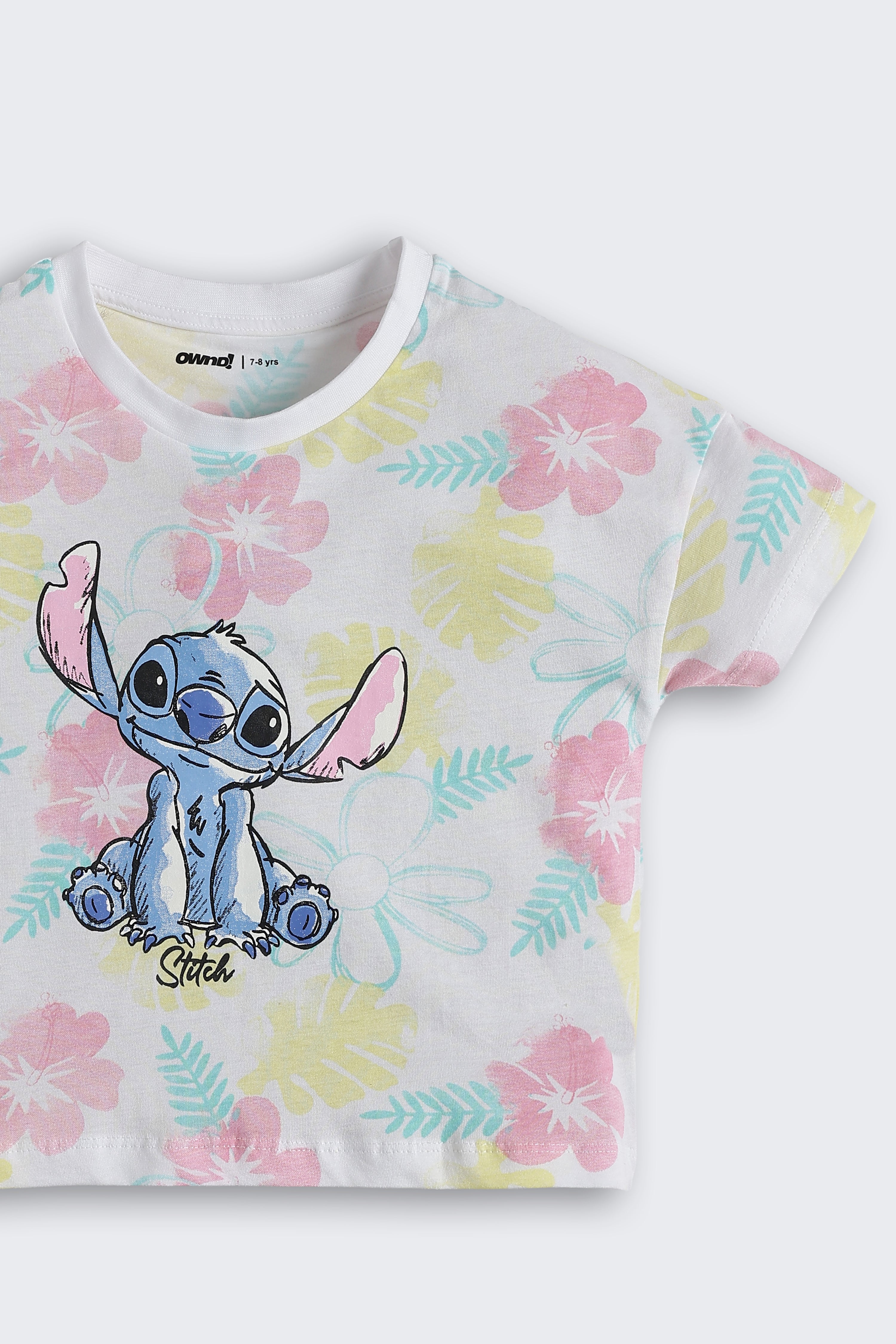 Multi Coloured Disney Regular Fit T-Shirt for Girls - Image 5