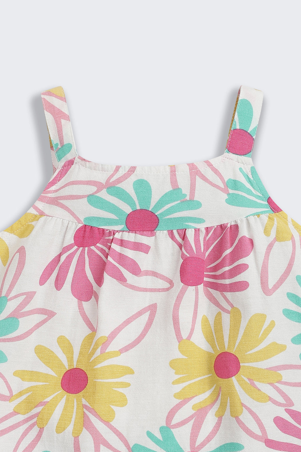 Multi-coloured Floral All - Over Printed Regular Fit Co-ord Set for Girls - Image 6