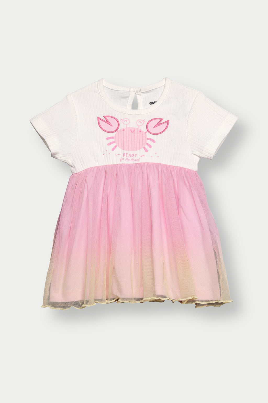 Pink Graphic Regular Fit Dresses for Infant Girls - Image 2