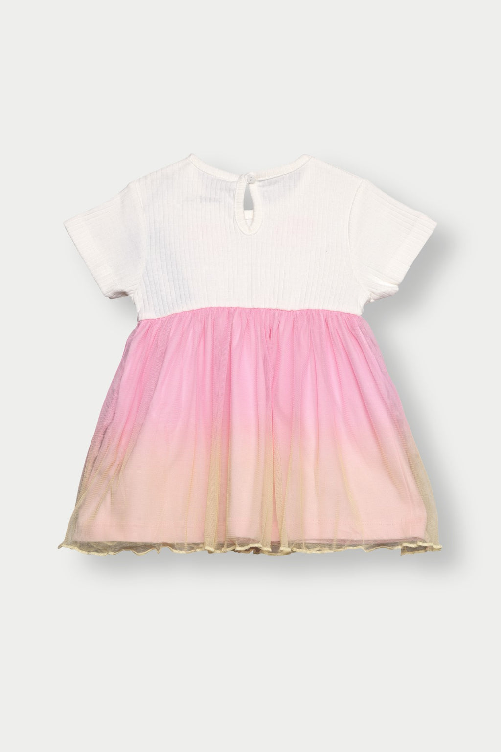 Pink Graphic Regular Fit Dresses for Infant Girls - Image 3