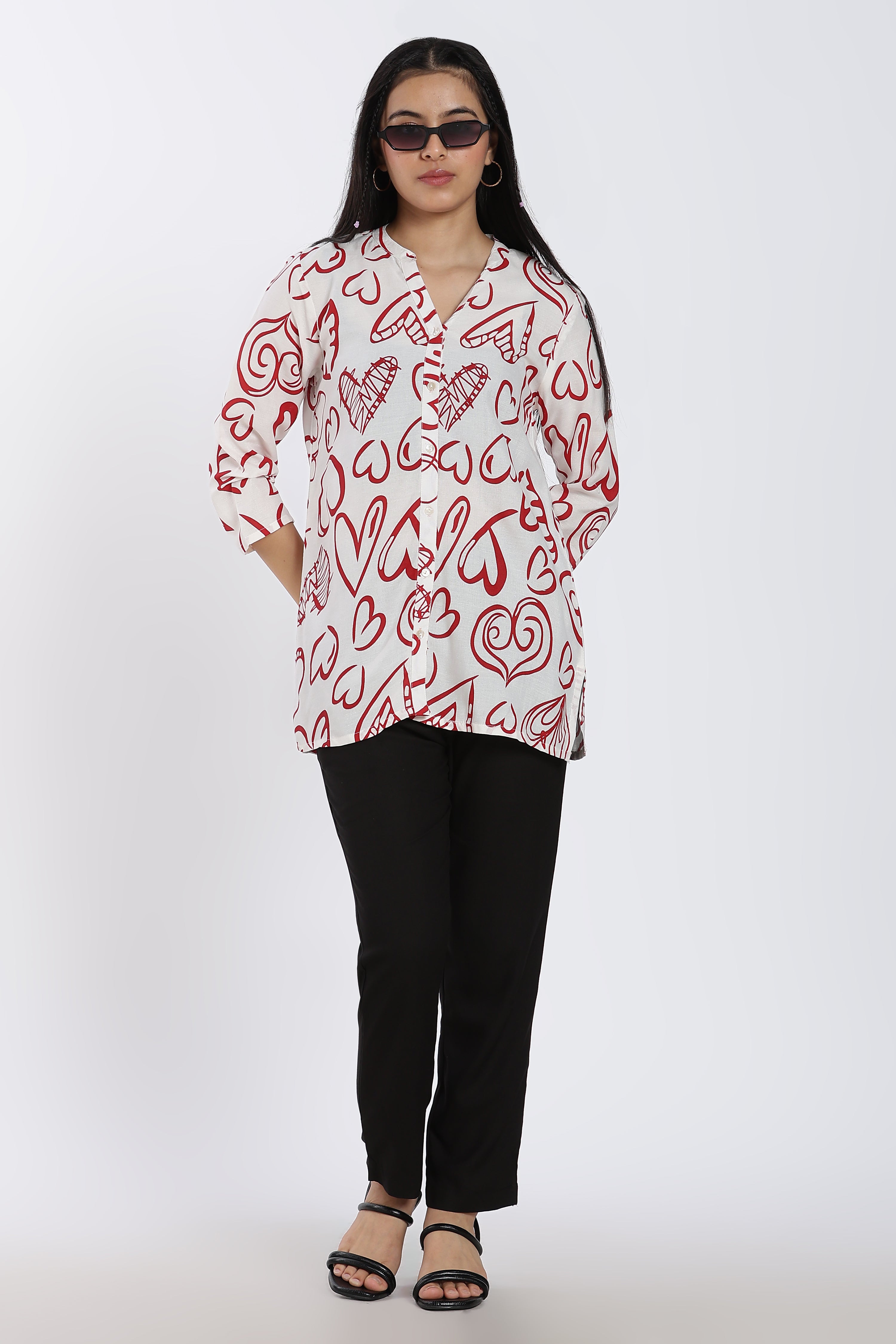 Black Regular Fit Pant With 2 Pocket for Women - Image 6