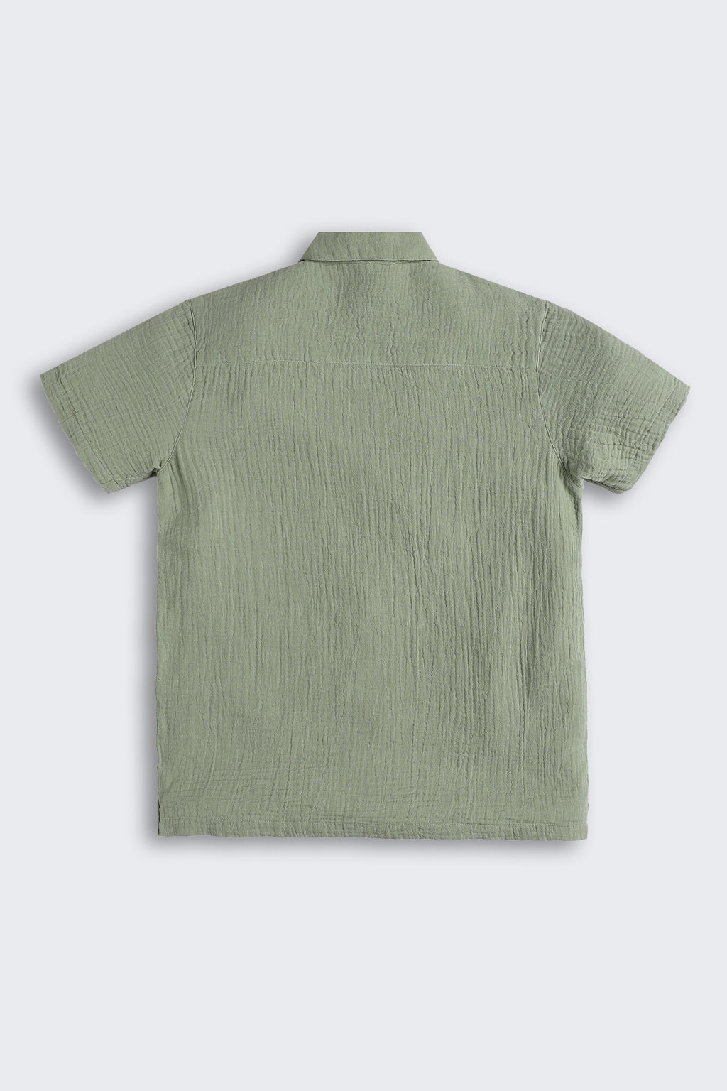 Green Embroidered Regular Fit Shirts For Tweens Boys - Image 3