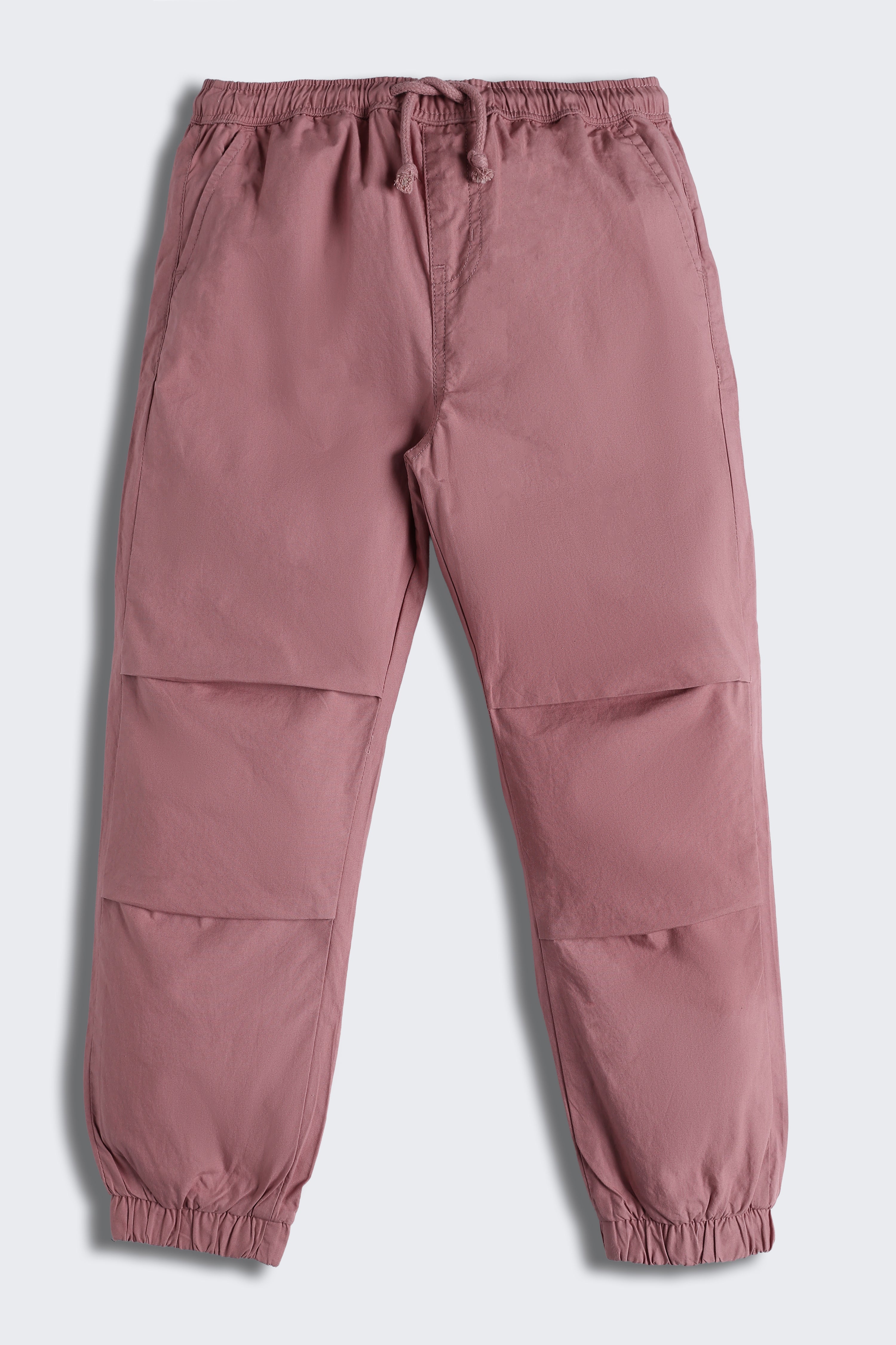 Pink 4 Pocketed Regular Fit Joggers for Boys - Image 2