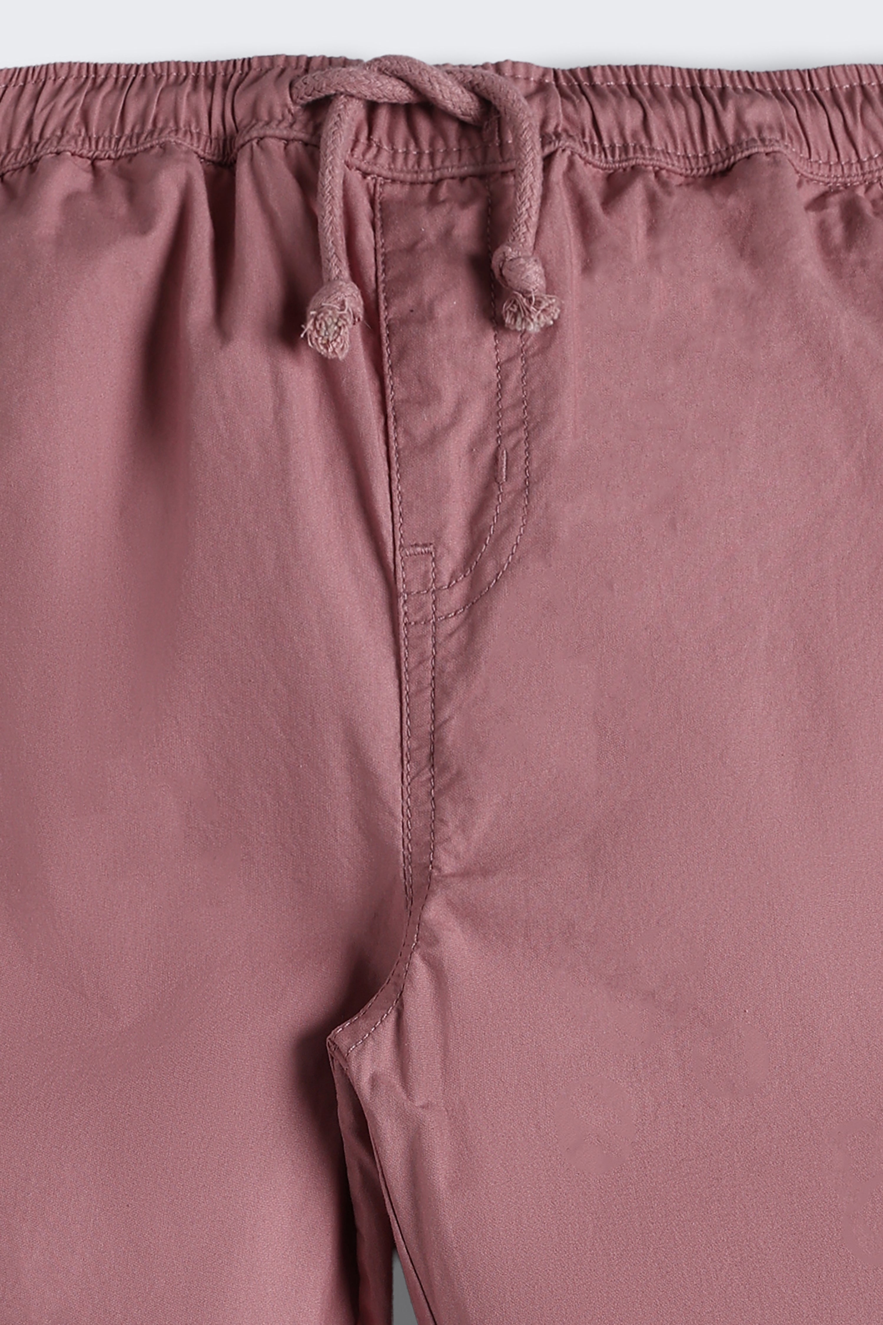 Pink 4 Pocketed Regular Fit Joggers for Boys - Image 5