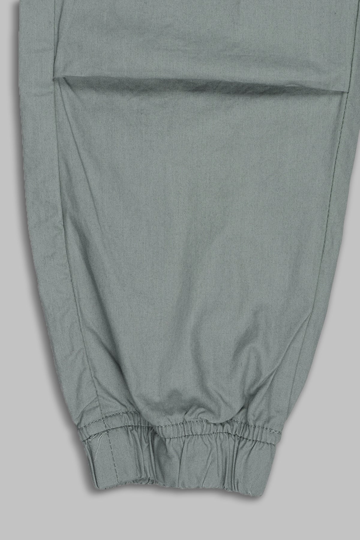 Light Green Solid Regular Fit Joggers for Boys - Image 4