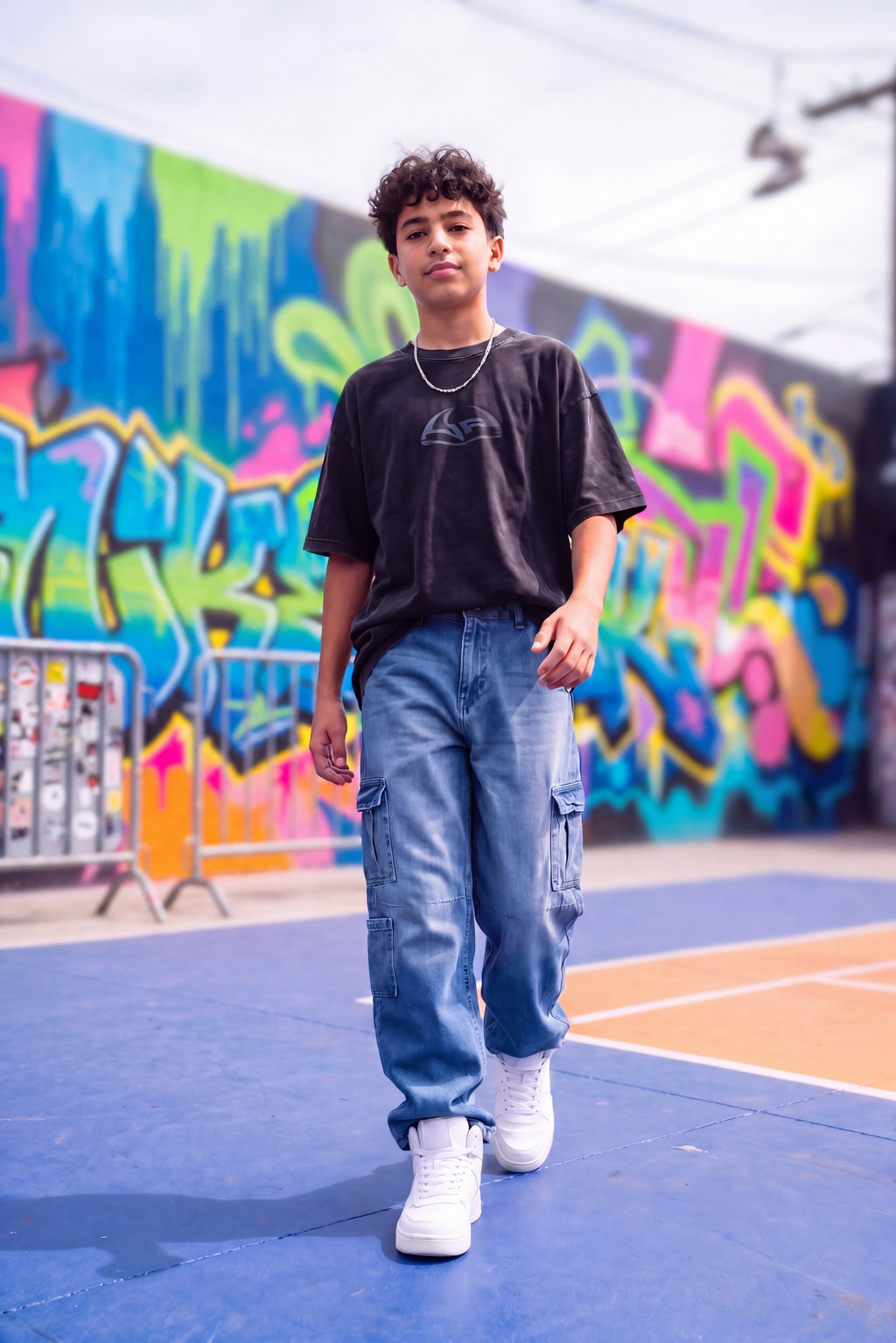 Blue 7 Pocketed Regular Fit Jeans for Tweens Boys - Image 1
