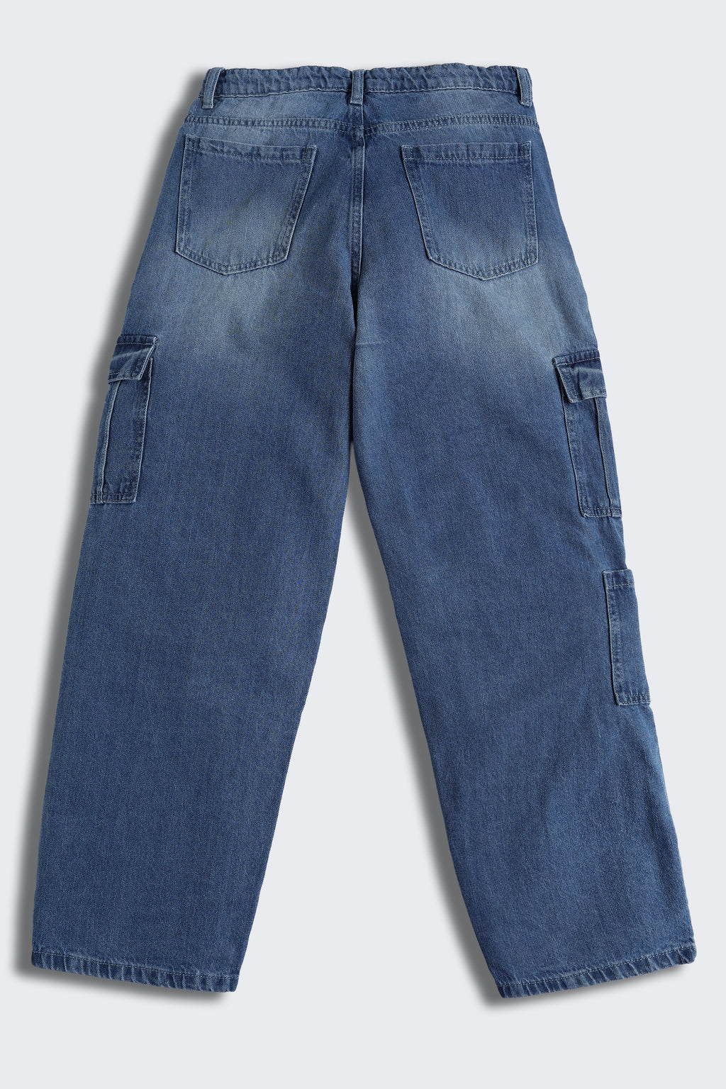 Blue 7 Pocketed Regular Fit Jeans for Tweens Boys - Image 3