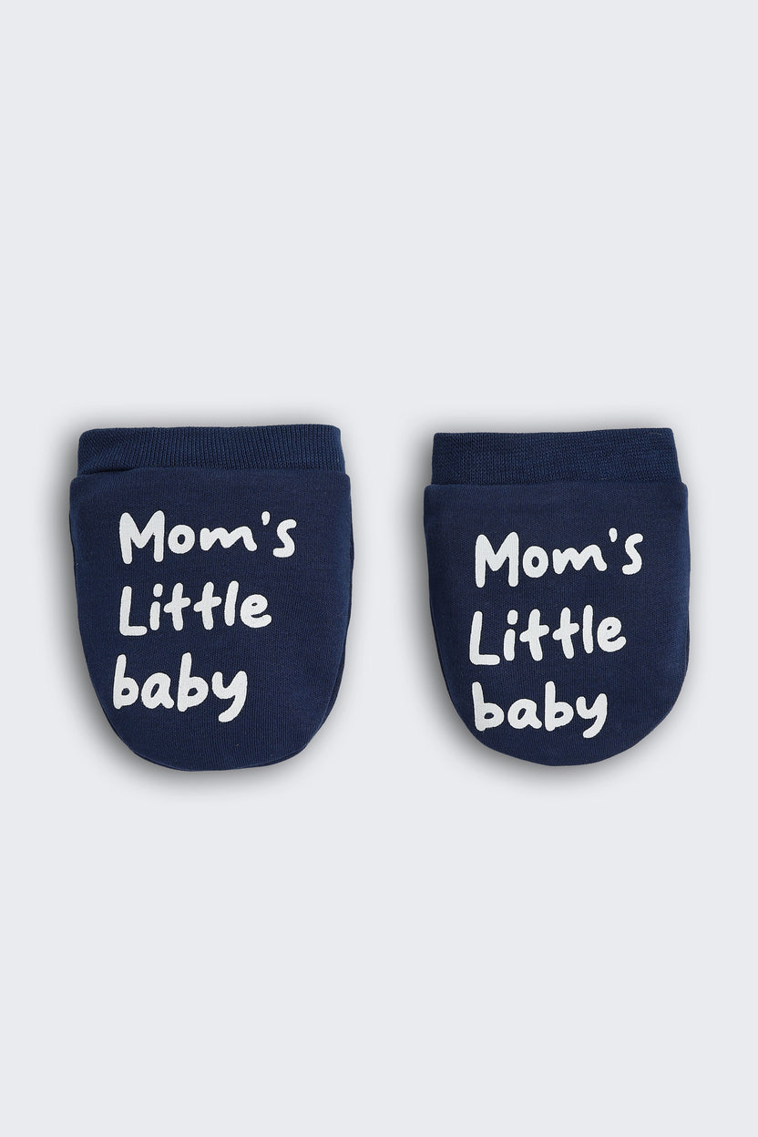 Navy Graphic Regular Fit Gift Sets for Infant Boys - Image 3