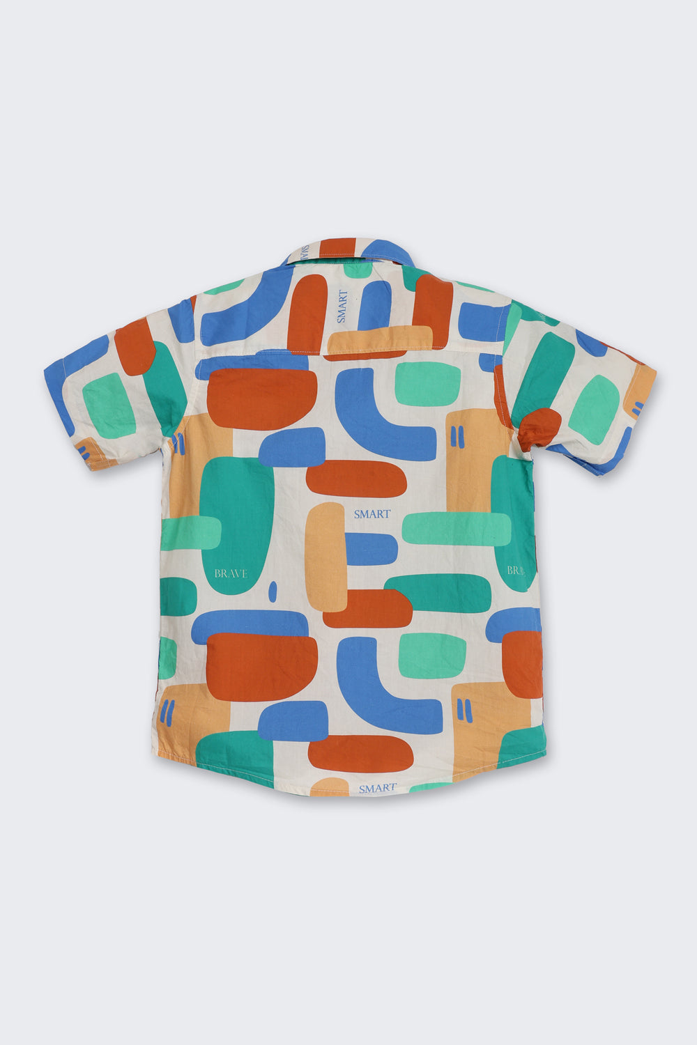 Multi-coloured Abstract Print Shirt for Boys - Image 3