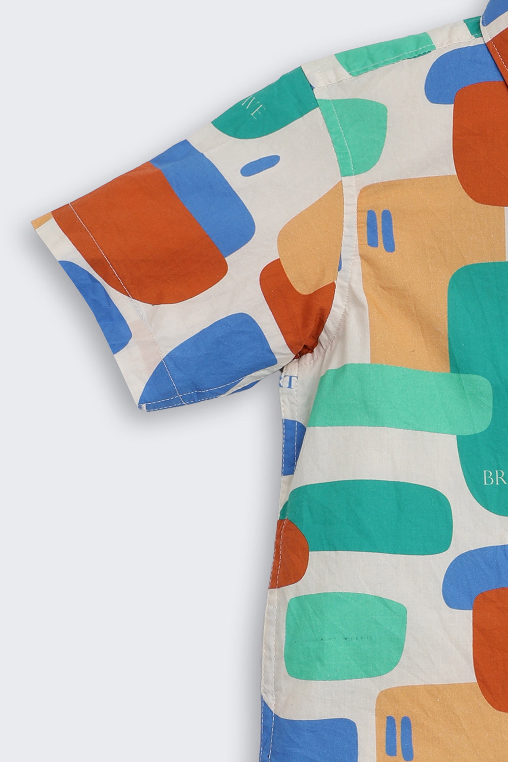 Multi-coloured Abstract Print Shirt for Boys - Image 4