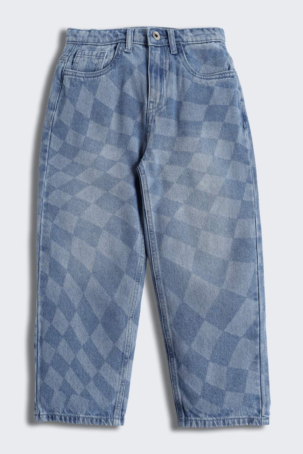 Blue 5 Pocketed Regular Fit Jeans For Boys - Image 2