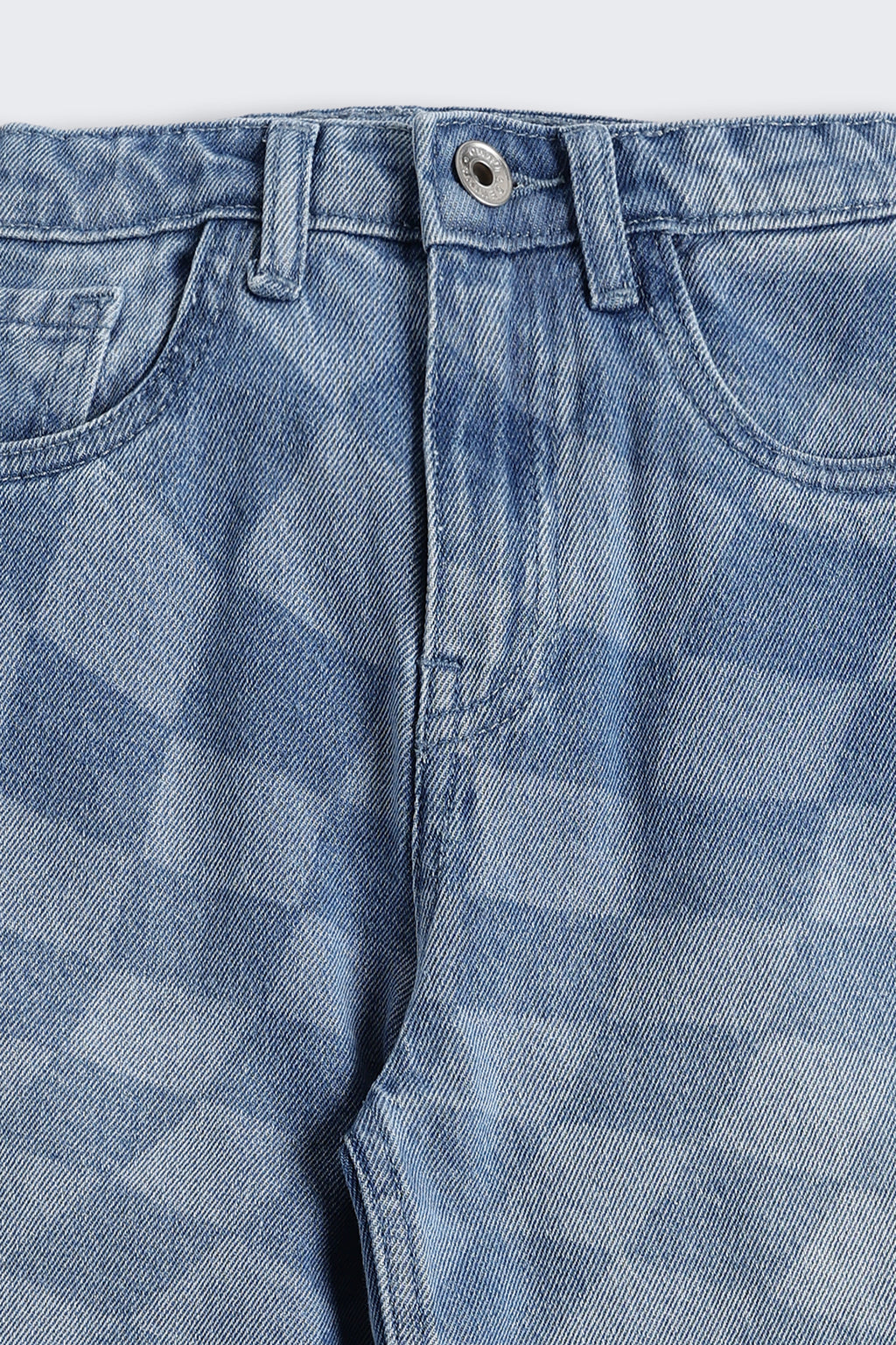 Blue 5 Pocketed Regular Fit Jeans For Boys - Image 4