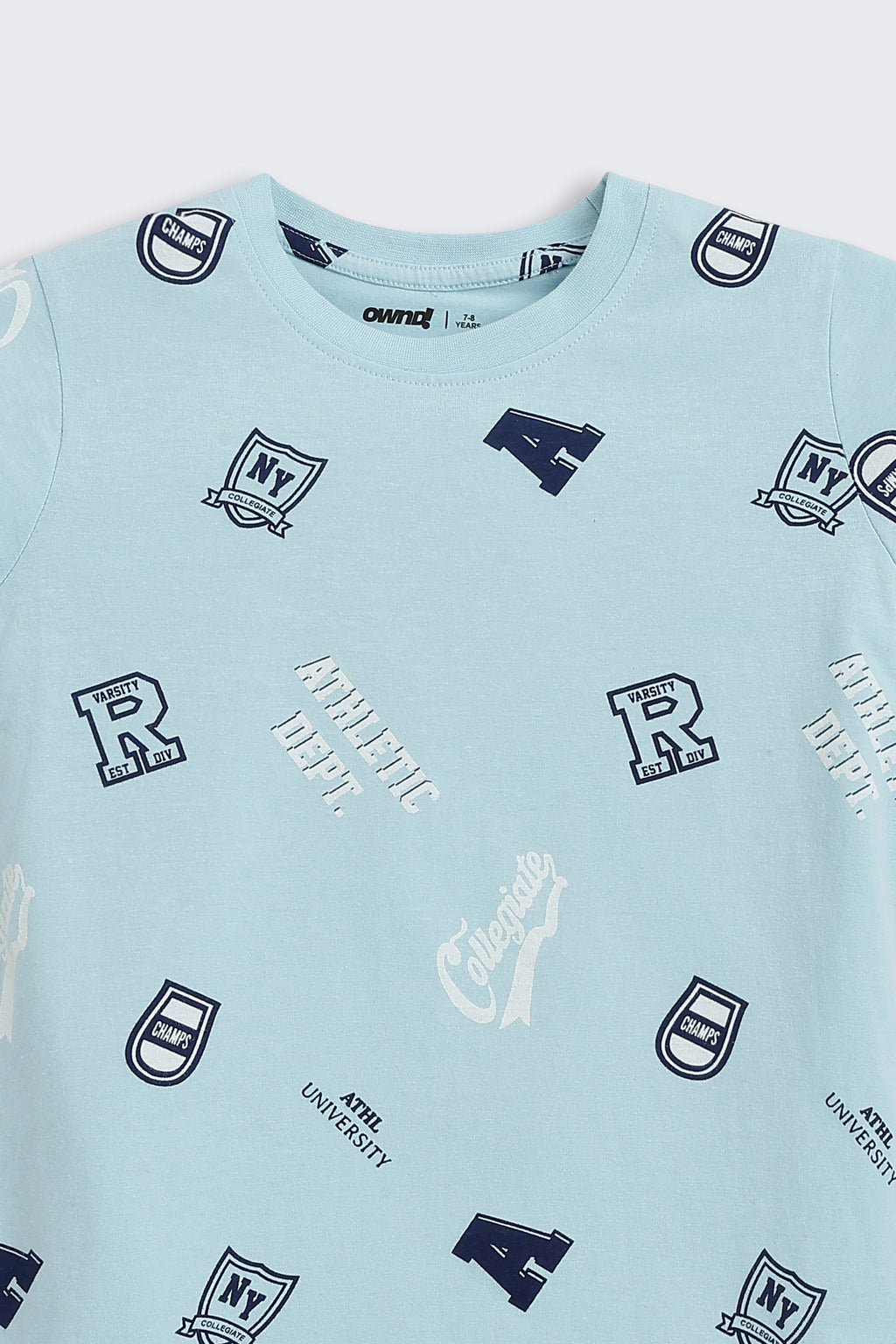 Blue Regular Fit Co-ord Set for Boys - Image 6