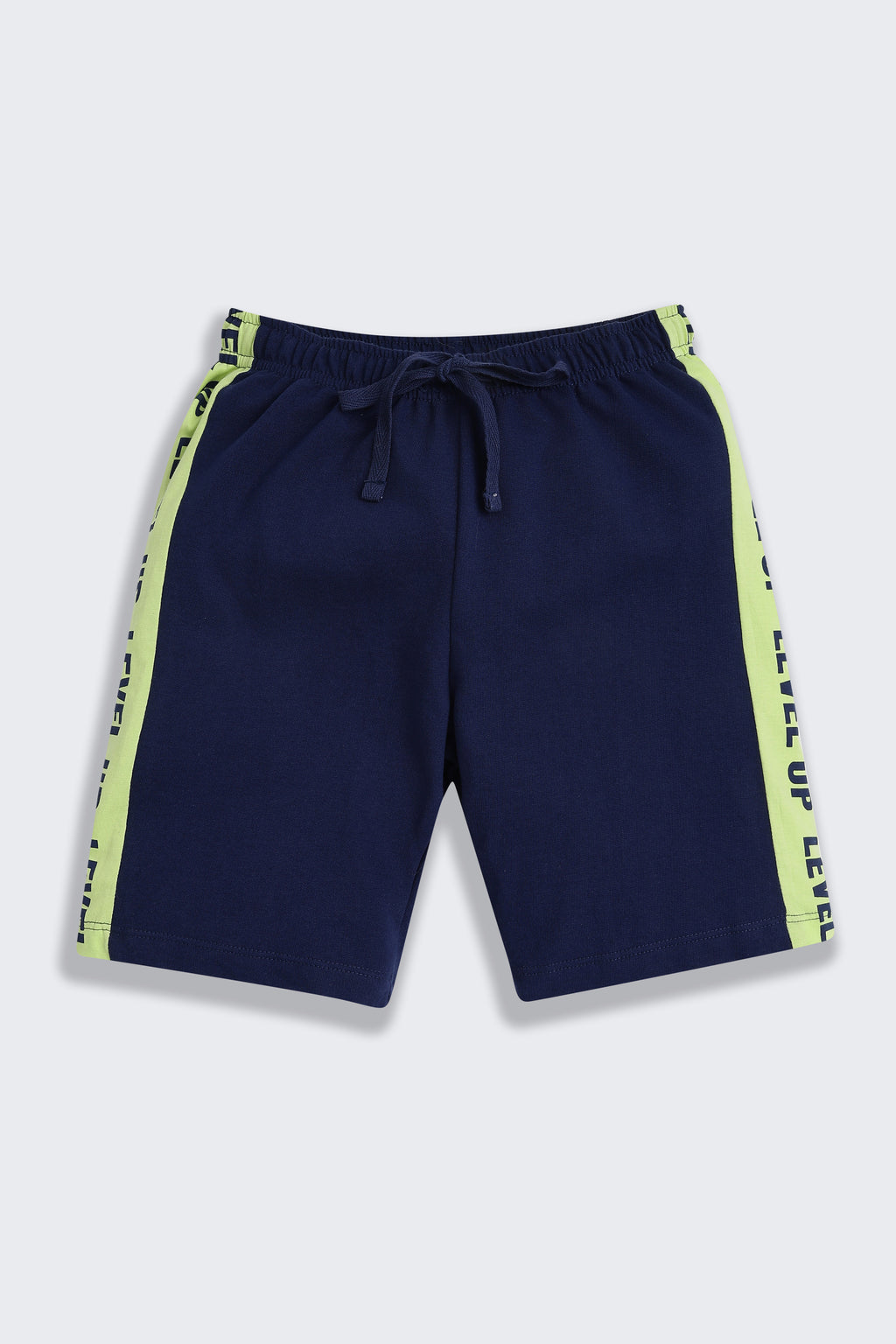 Navy Printed Regular Fit Co-ord Set for Boys - Image 5