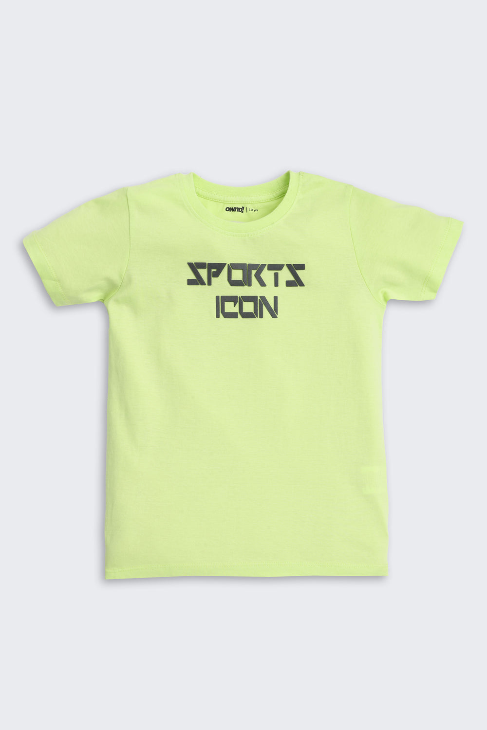 Lime Typographic Regular Fit Co-ord Set for Boys - Image 3