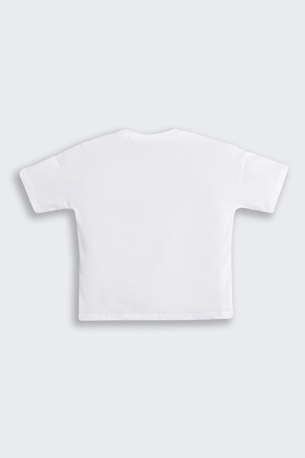 White Graphic Printed Regular Fit T-Shirt for Tweens Girls - Image 3