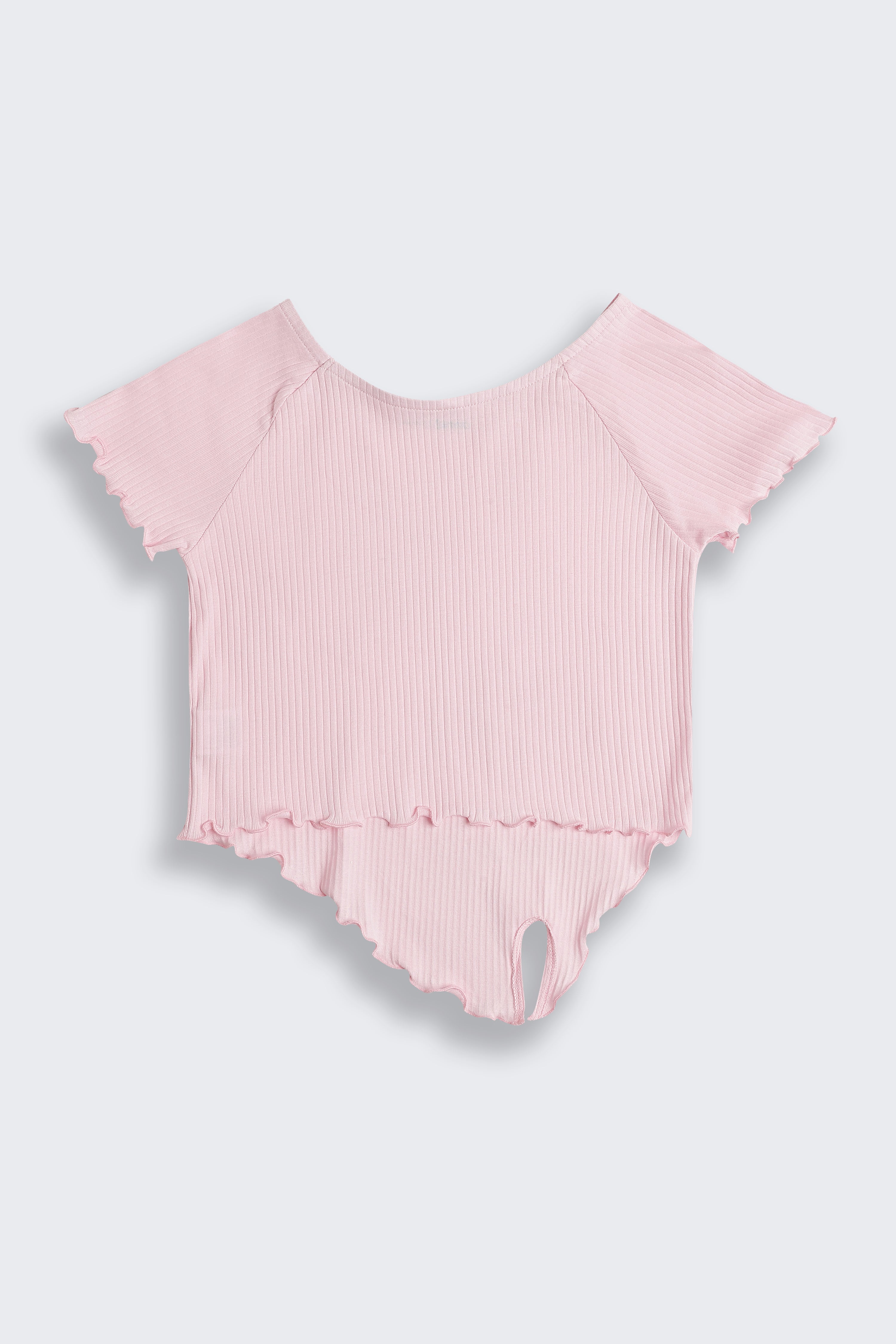 Pink Flower Printed Regular Fit Top for Tweens Girls - Image 3