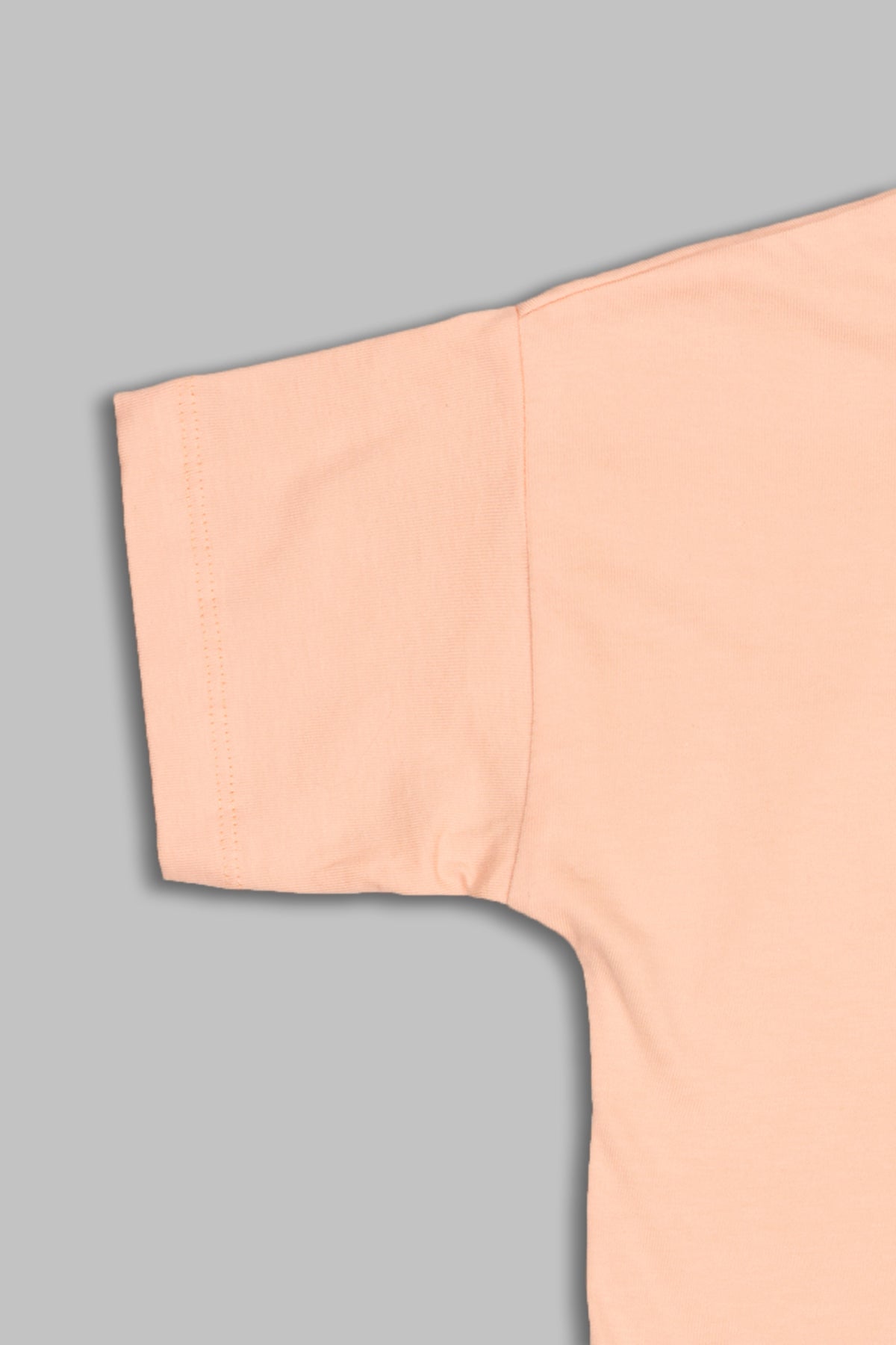 Peach Mermaid Printed Regular Fit T-Shirt for Girls - Image 4