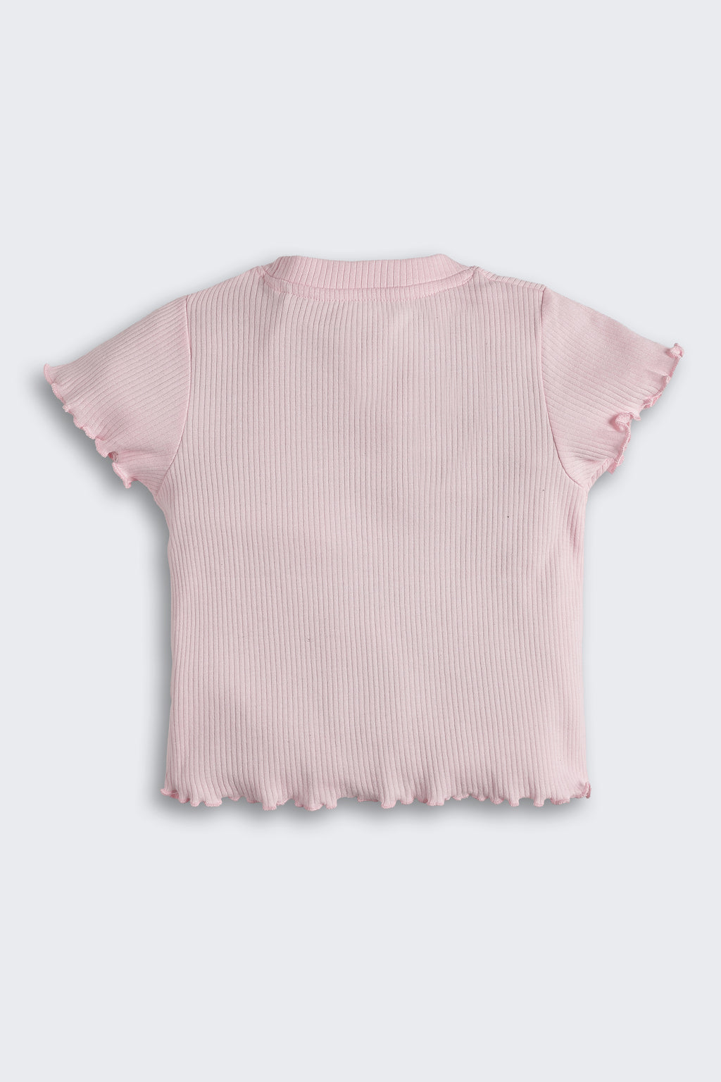 Pink Teddy Graphic Regular Fit T-Shirt for Girls - Image 3