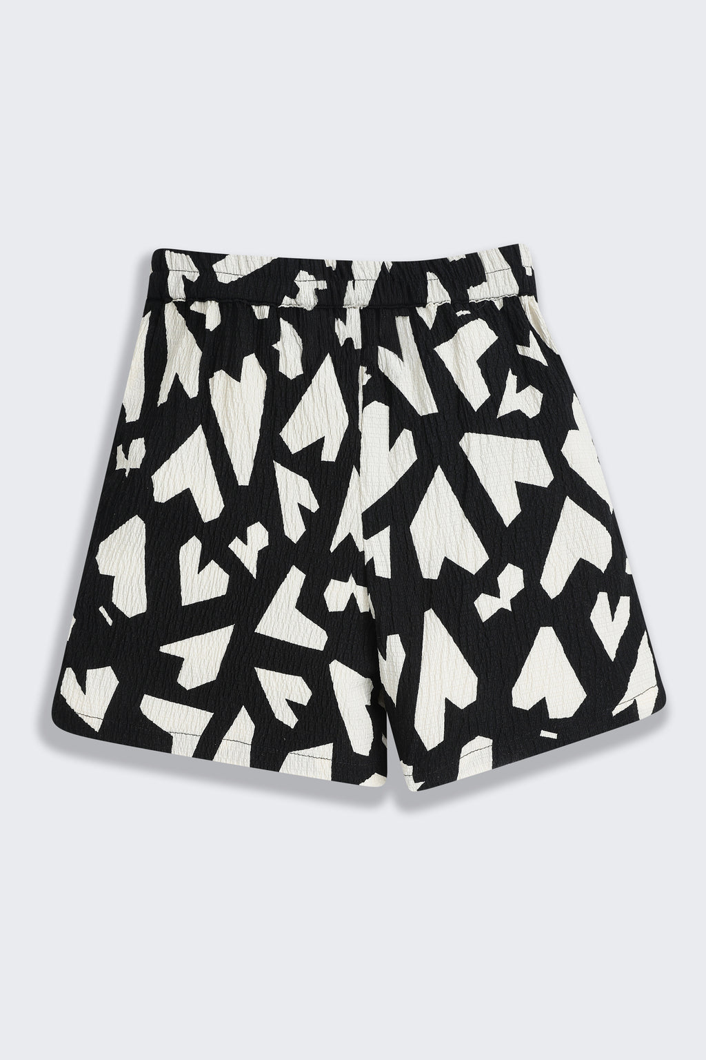Black Floral Printed Regular Fit Co-ord Set for Girls - Image 5