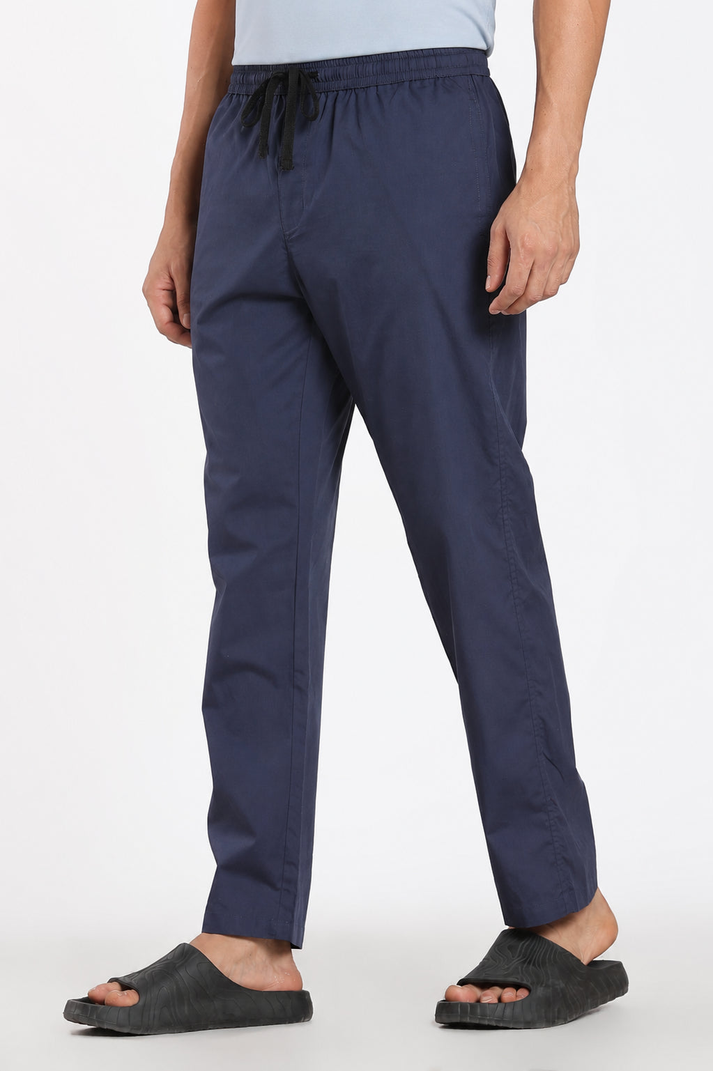 Navy Regular Fit Pyjamas For Men - Image 4