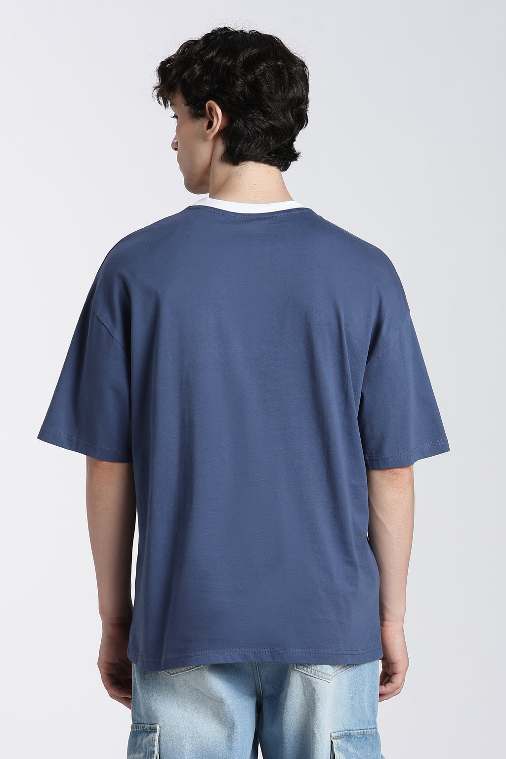 Blue Disney Pixar Car Oversized Fit T-Shirt for Men - Image 5