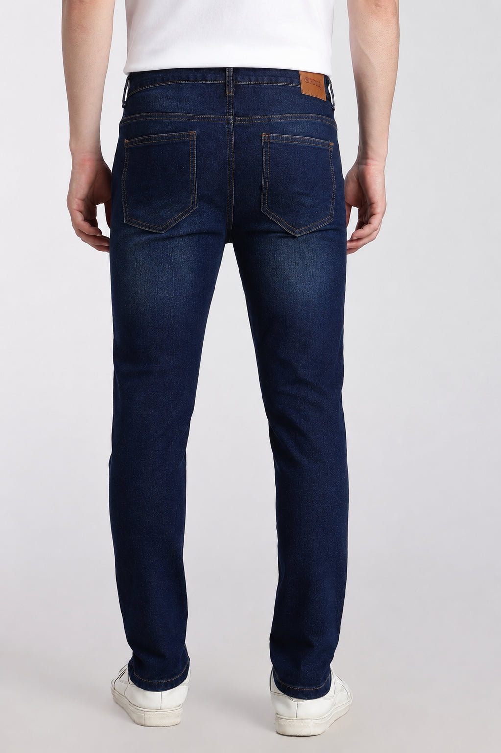 Navy 5 Pocketed Slim Fit Jeans for Men - Image 5
