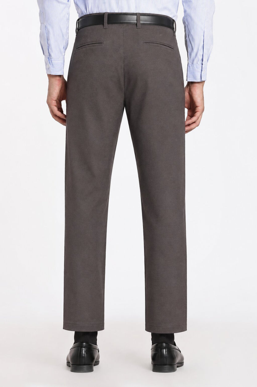 Chocolate Regular Fit 4 Pocketed Chinos for Men - Image 4