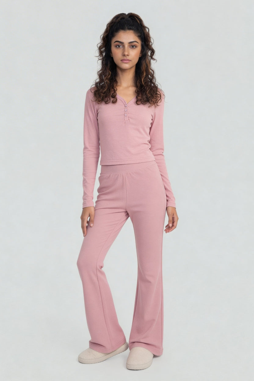 Pink Essential Regular Fit Solid Top For Women - Image 6