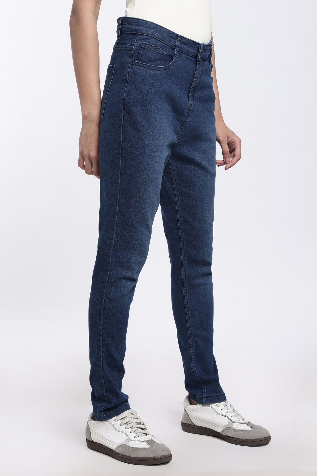 Navy Regular Fit Jeans for Women - Image 4