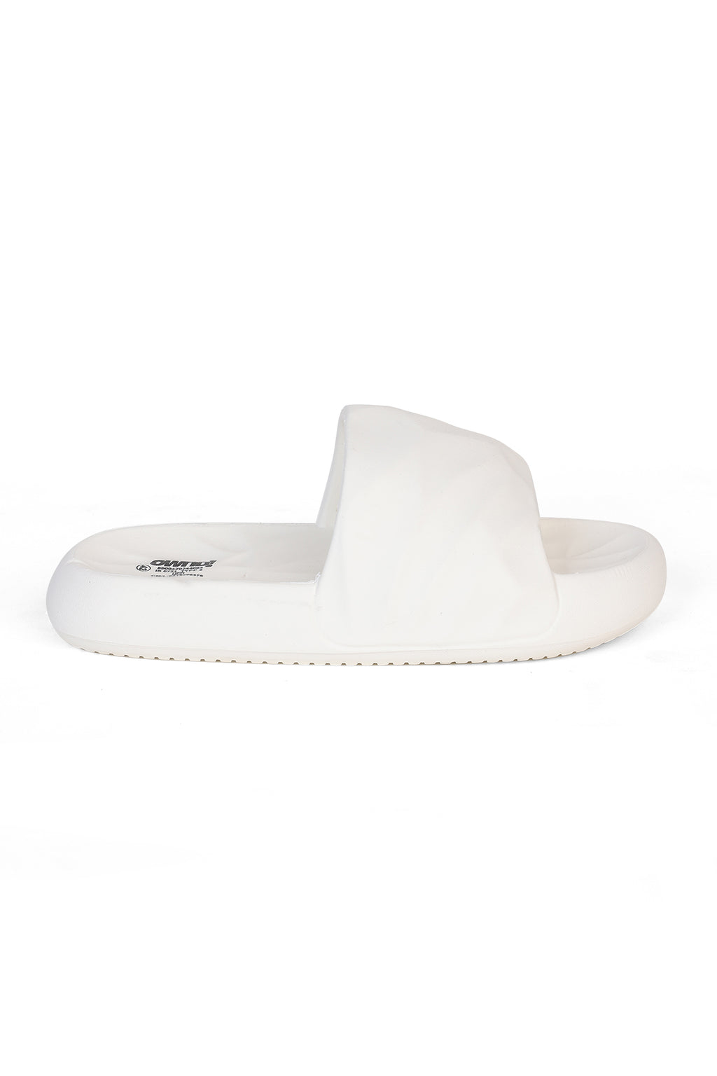 Off White Textured Pool Slides for Men - Image 2