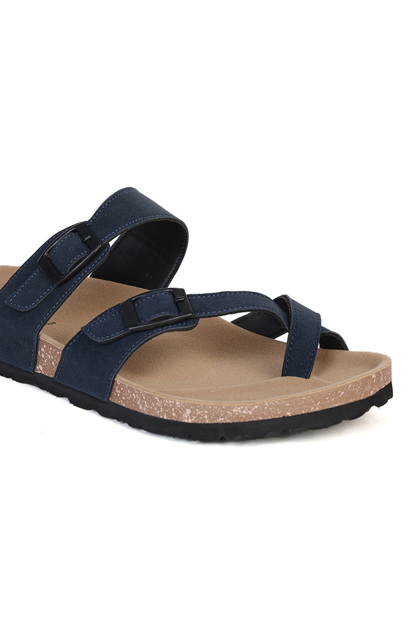 Navy One Toe Sandals for Men - Image 3