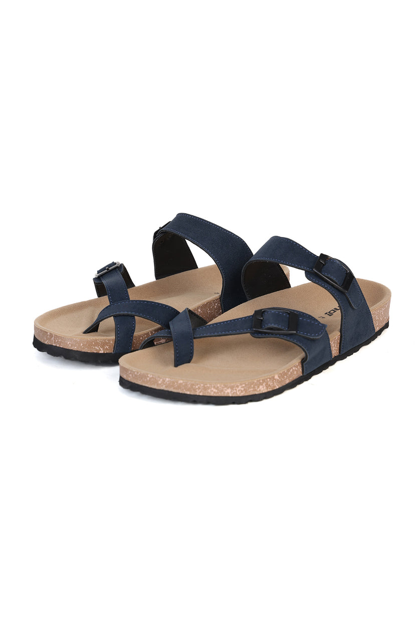 Navy One Toe Sandals for Men - Image 5