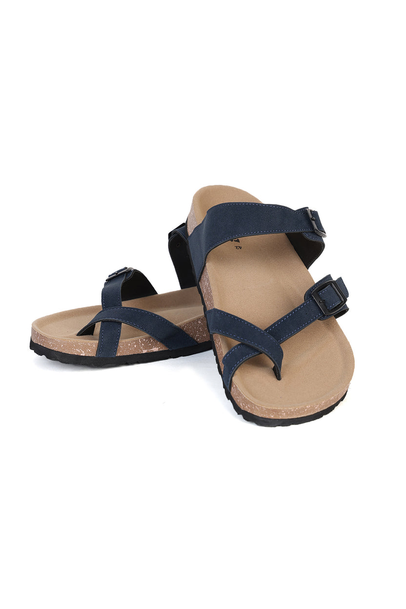 Navy One Toe Sandals for Men - Image 6