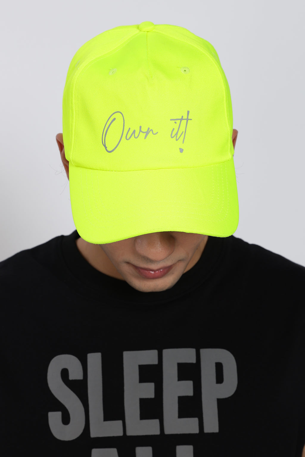 Green Printed Cap for Men - Image 6