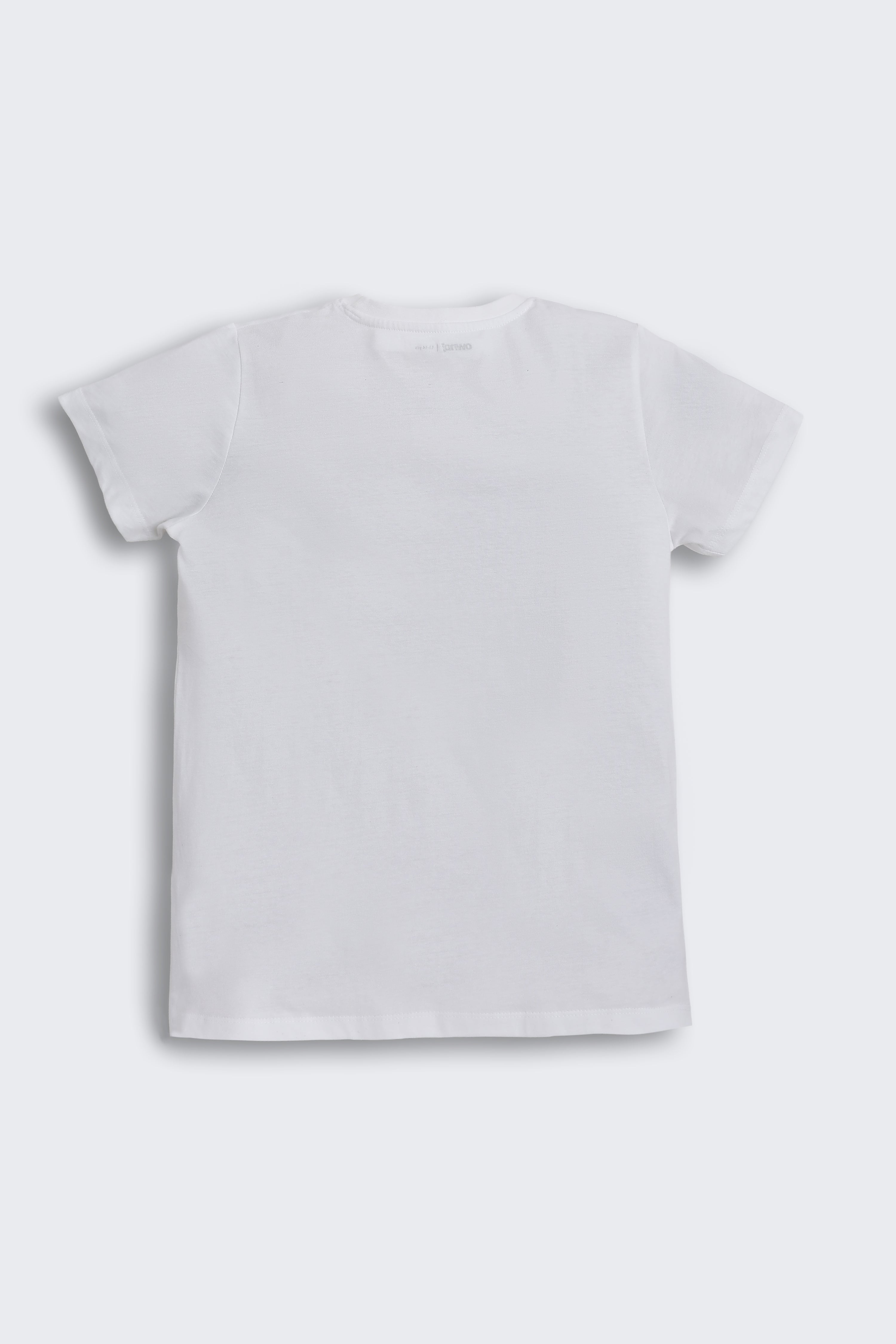 White Graphic Regular Fit T Shirts for Tweens Boys - Image 3