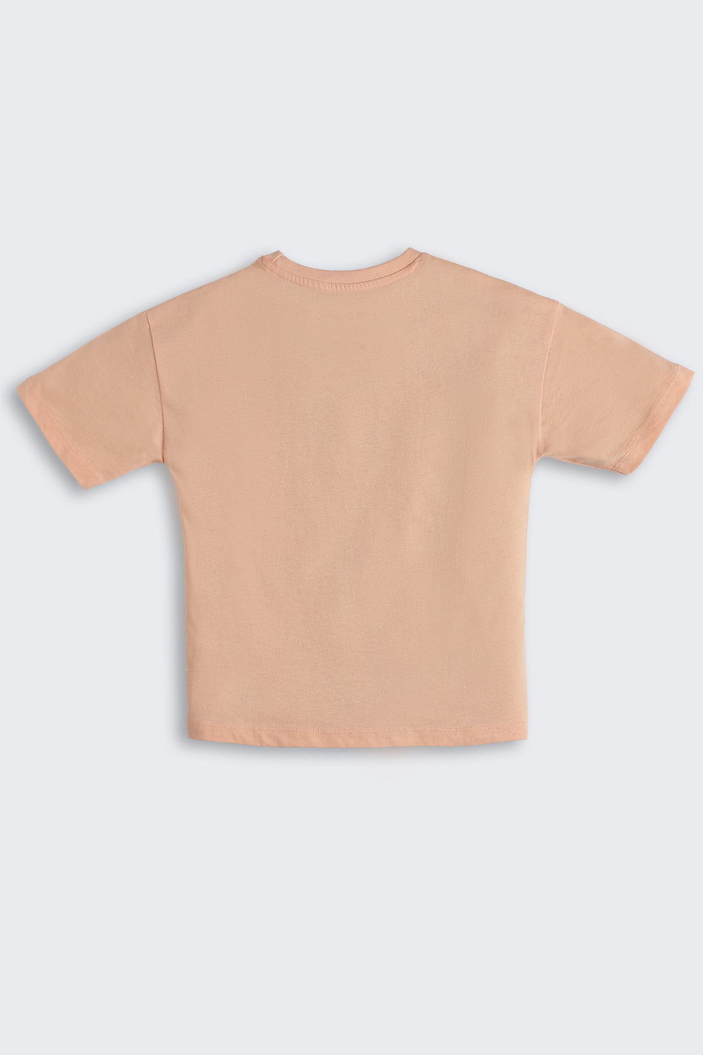 Peach Surf Point Graphic Printed Regular Fit T-Shirt for Boys - Image 3