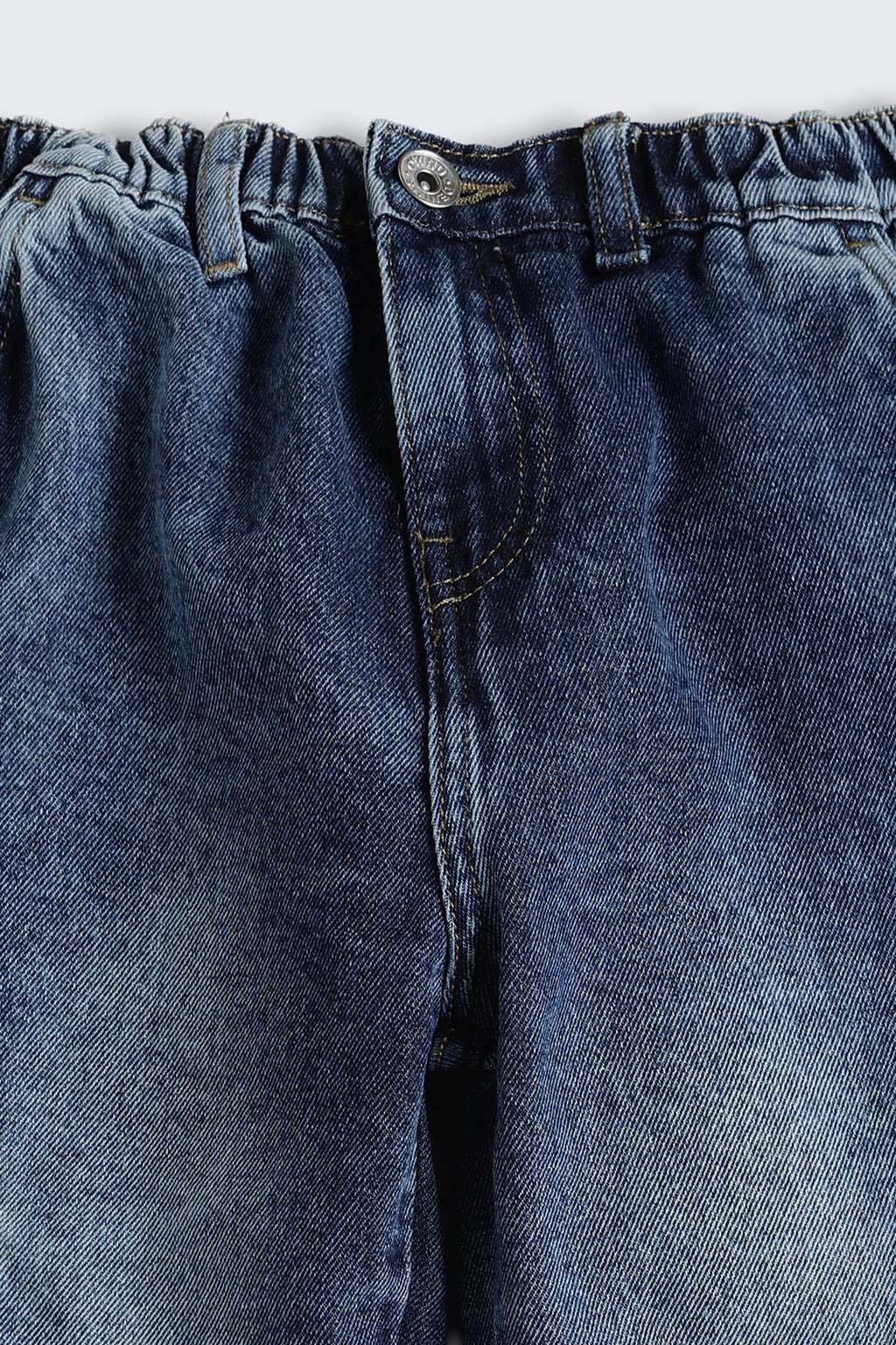 Navy 6 Pocketed Regular Fit Cargo Jeans for Boys - Image 4
