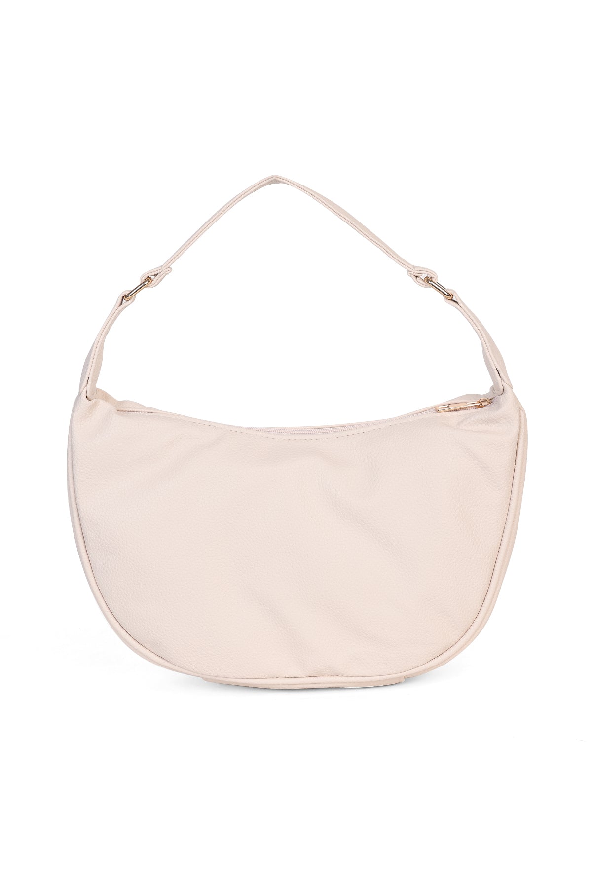 Cream Solid Shoulder Bag for Women - Image 2