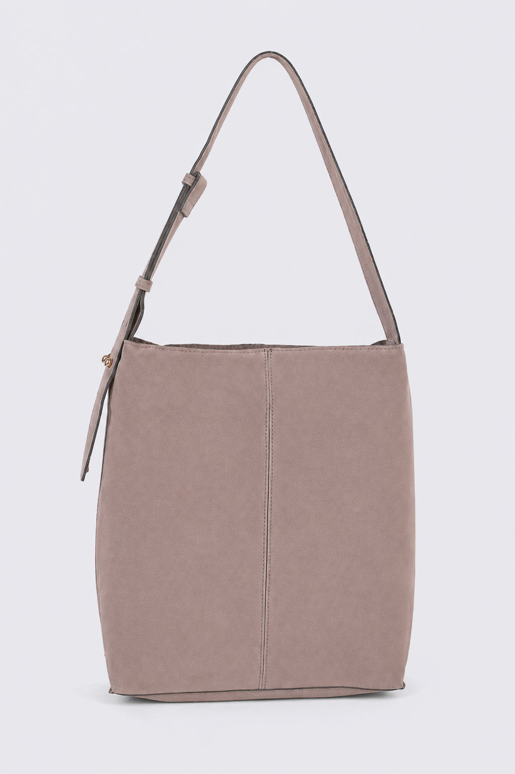 Mauve Solid Tote Bags for Women - Image 2