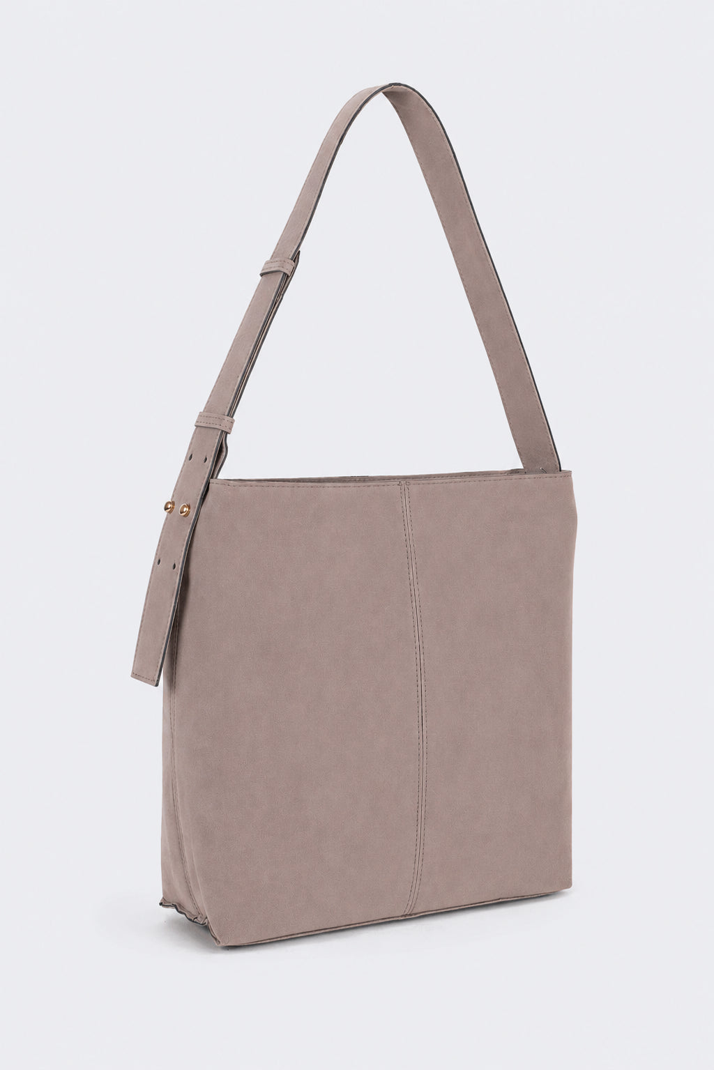 Mauve Solid Tote Bags for Women - Image 3