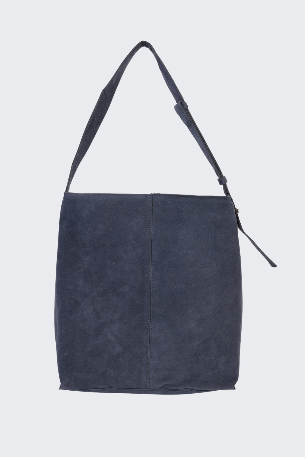 Navy Solid Tote Bag for Women - Image 2