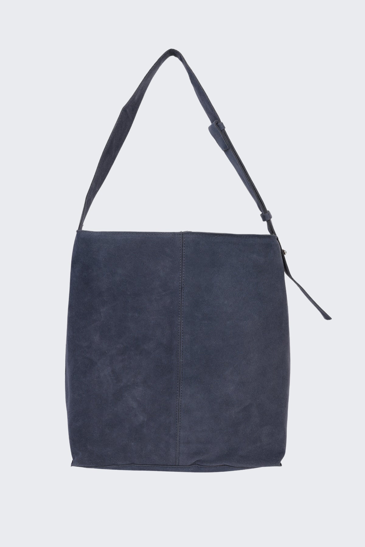 Navy Solid Tote Bag for Women - Image 2