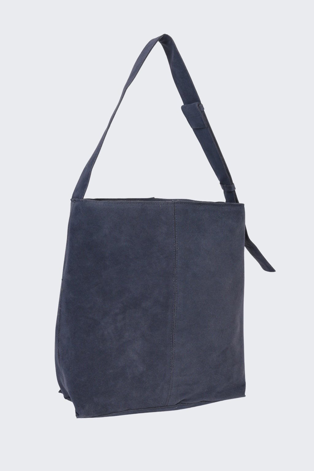 Navy Solid Tote Bag for Women - Image 3