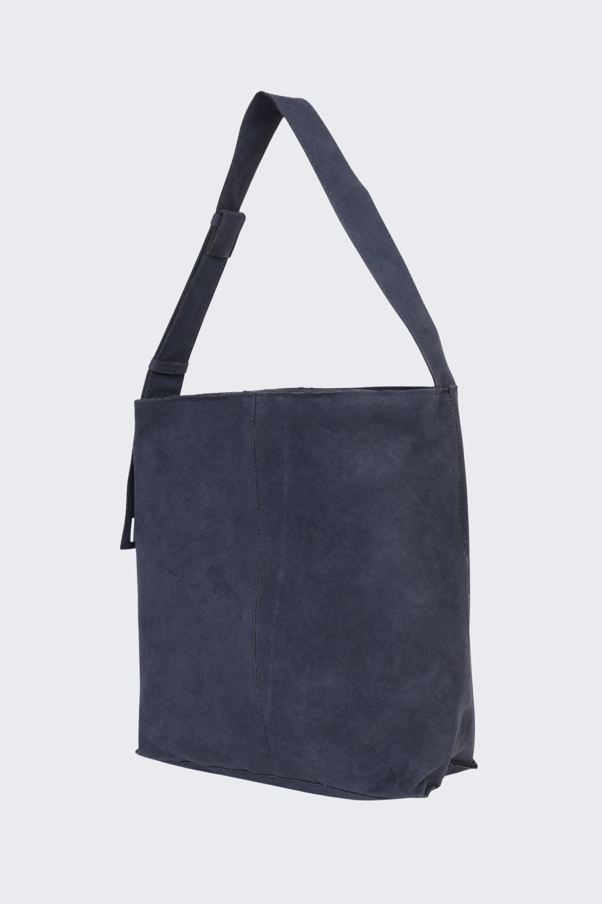 Navy Solid Tote Bag for Women - Image 5