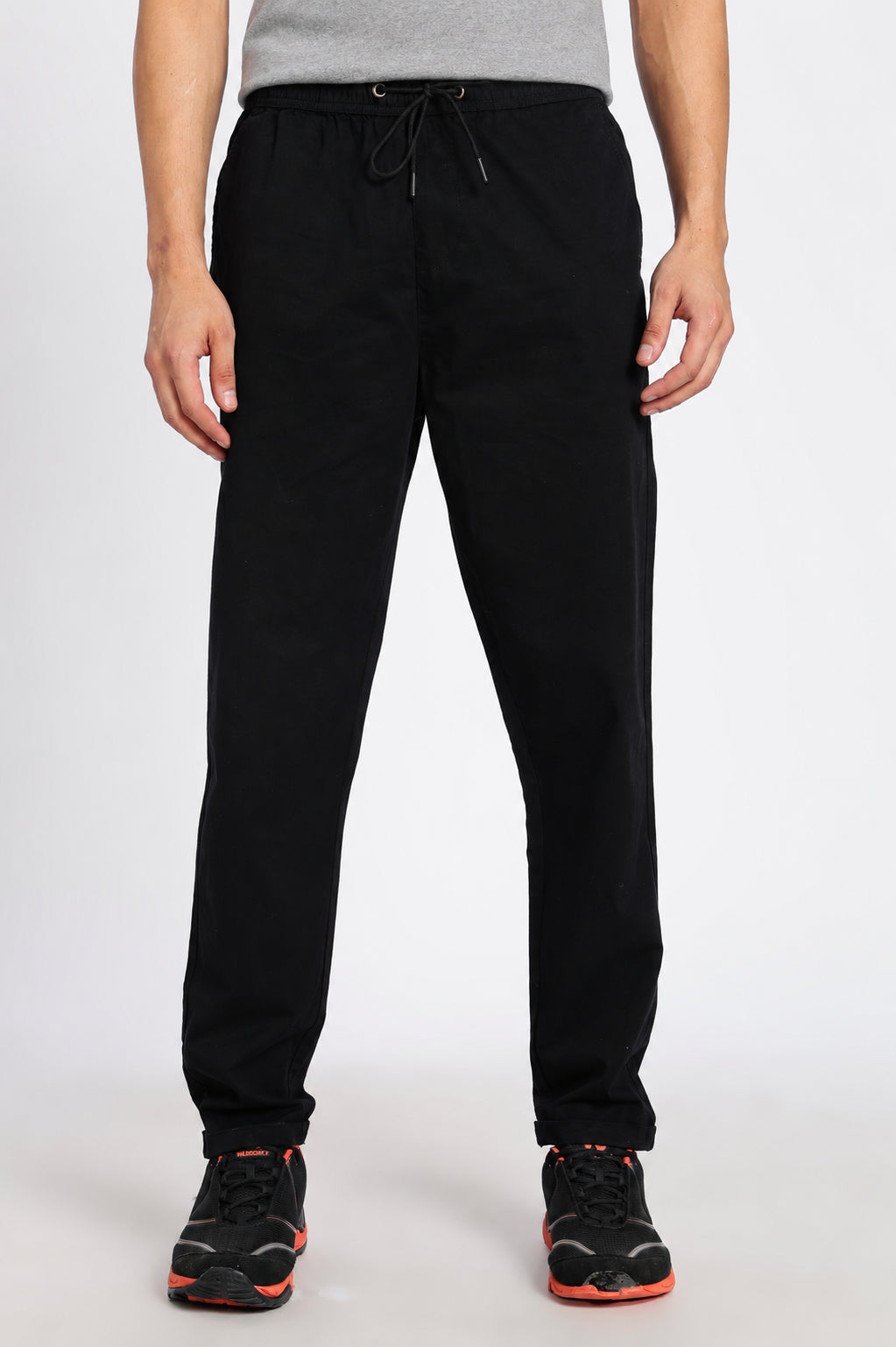 Black Regular Fit Pant for Men - Image 2