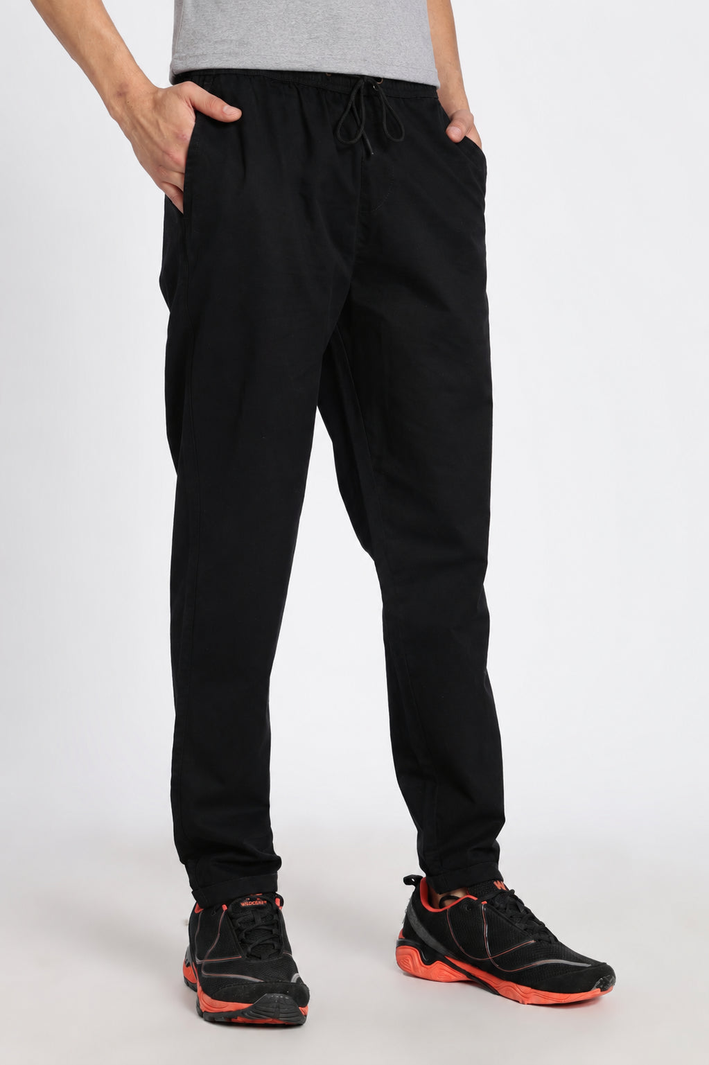 Black Regular Fit Pant for Men - Image 4