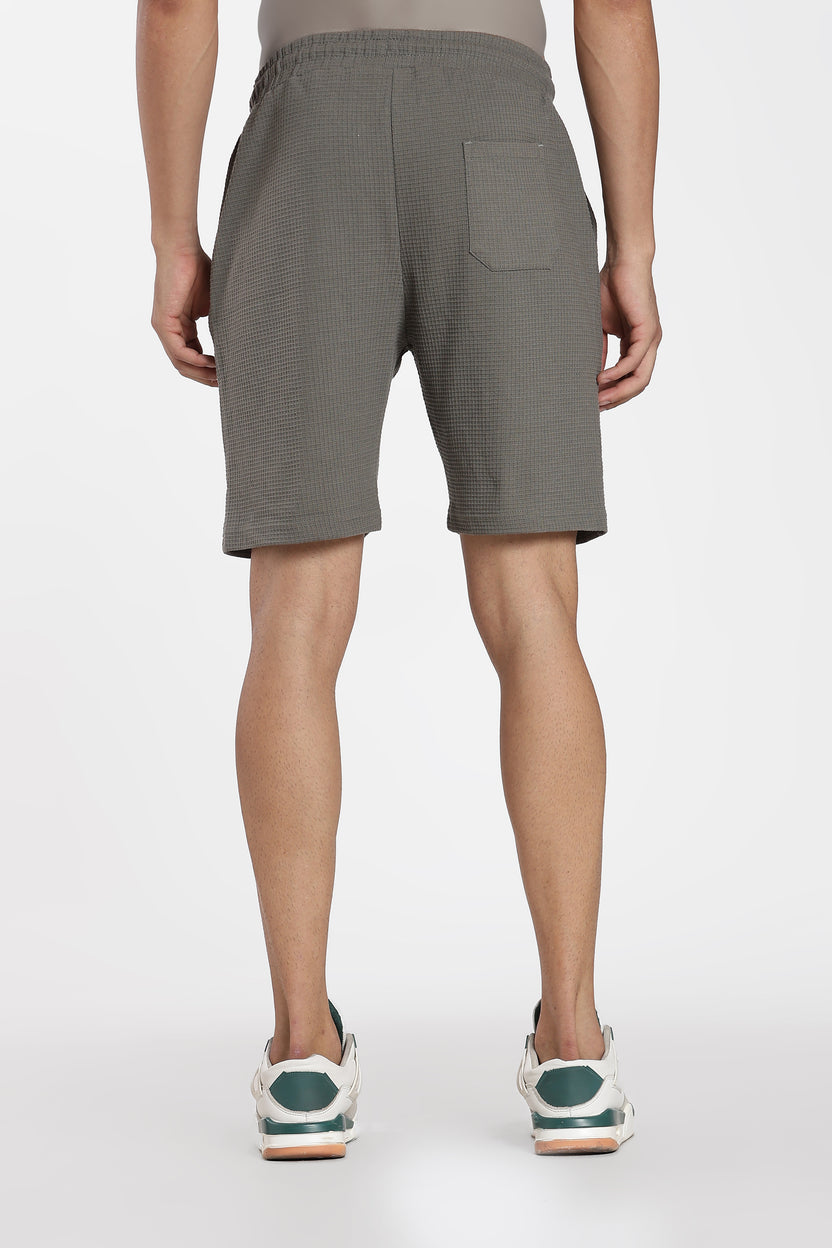 Olive 3 Pocketed Regular Fit Shorts for Men - Image 5