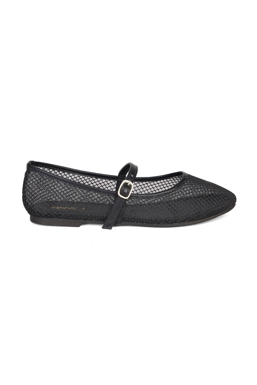 Black Self Design Mary Jane for Women - Image 2